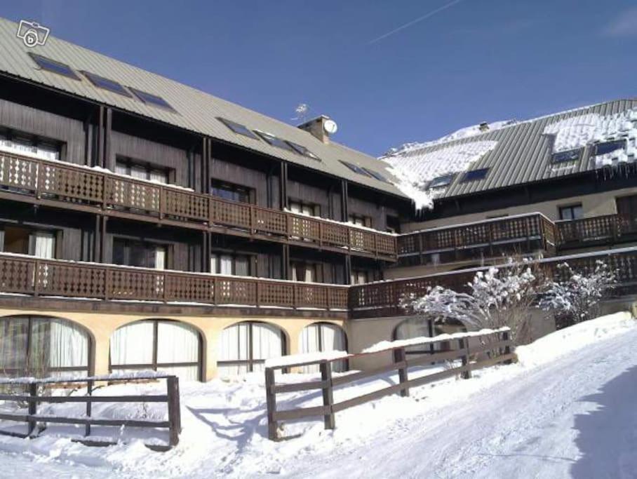 Apartamento Duplex Avec Belle Terrasse Au Pied Des Pistes Vars  Exterior foto