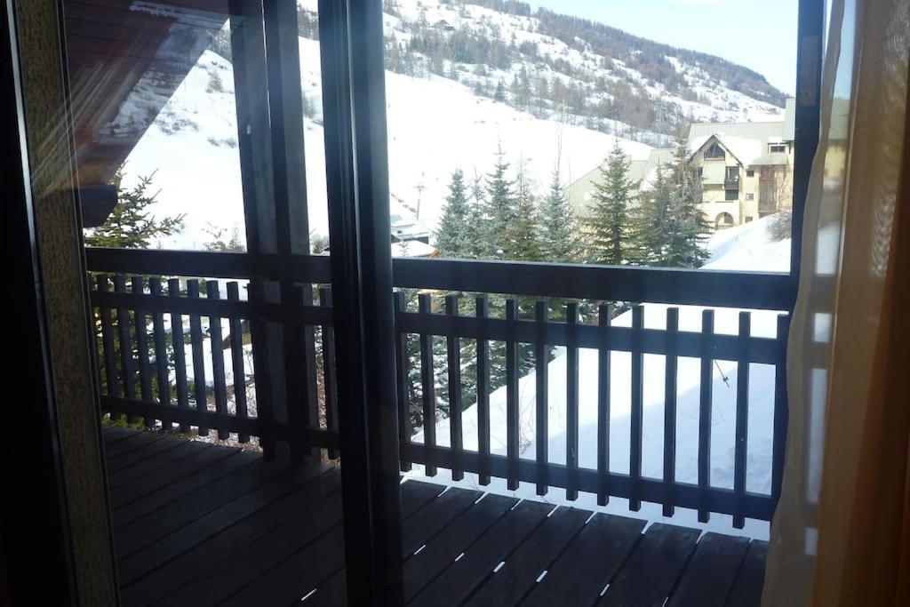 Apartamento Duplex Avec Belle Terrasse Au Pied Des Pistes Vars  Exterior foto